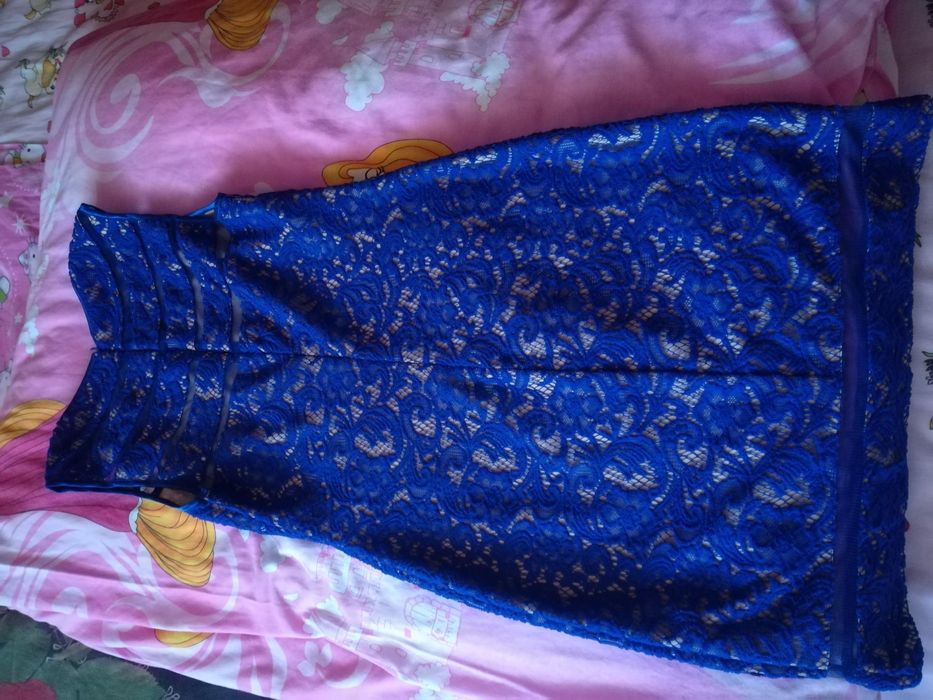 Rochie ocazie de cul.albastra