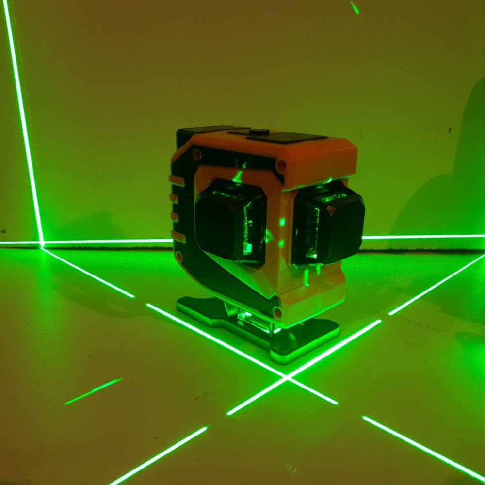 Laser d 1. Лазерный невелир 4d зелёный.