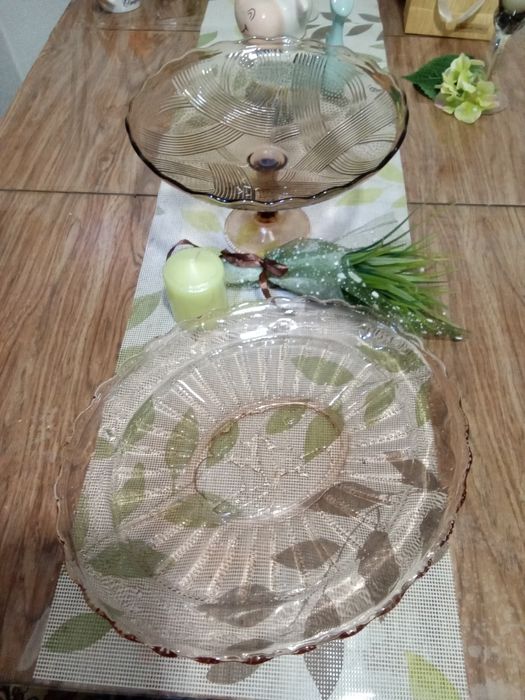 Фруктовницы Цветное Чершское стекло