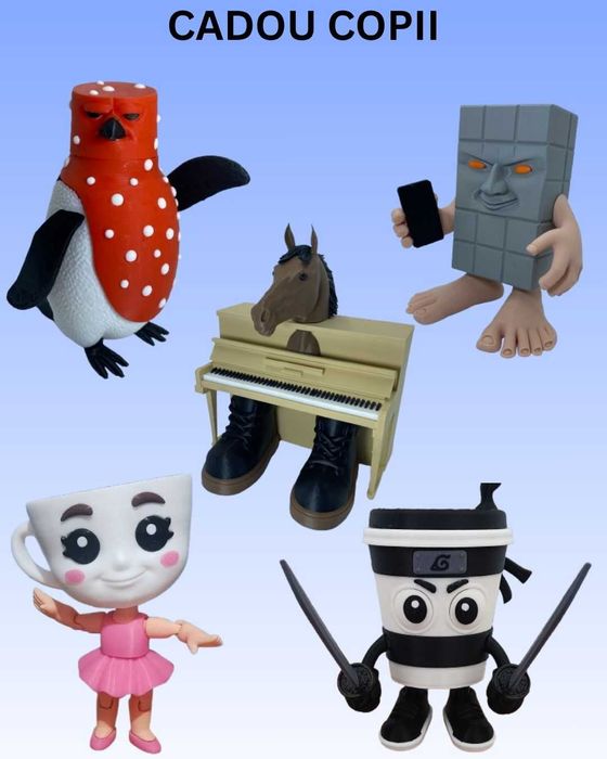 Jucării copii figurine articulate Italian Brainrot cadou (de la 40 de lei) peste 100 de modele