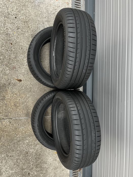 4бр Летни гуми 205/55/R16/Dunlop Sport Bluresponse /dot0216г/7.3 мм