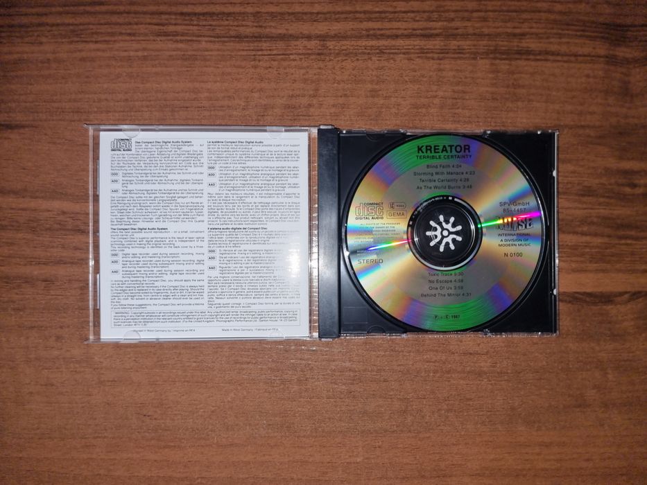 Kreator - terrible cerainity (1987 cd)