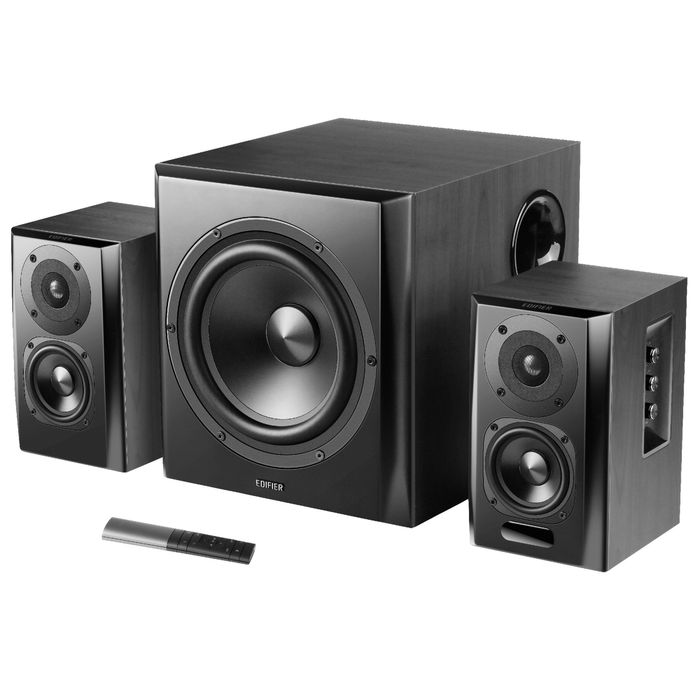 Edifier S351DB — мощная 2.1 акустика, Bluetooth, для ПК и ТВ