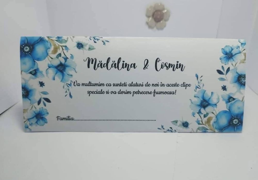 Invitații evenimente / invitații botez / invitații nunta / plicuri bani / marturii magnetice botez - LA COMANDA
