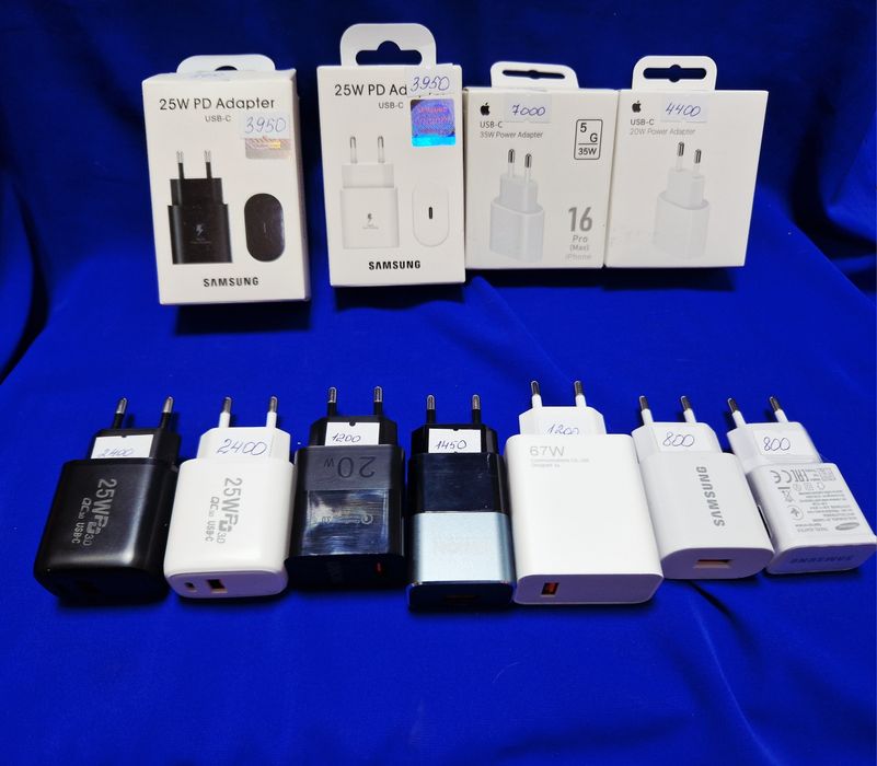 Продам зарядки на смартфон