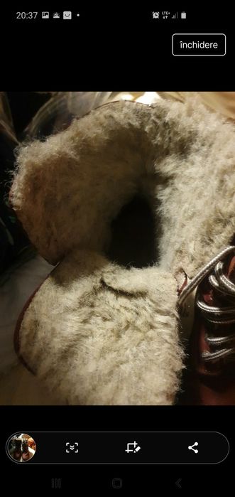 Ghete piele imblanite 38