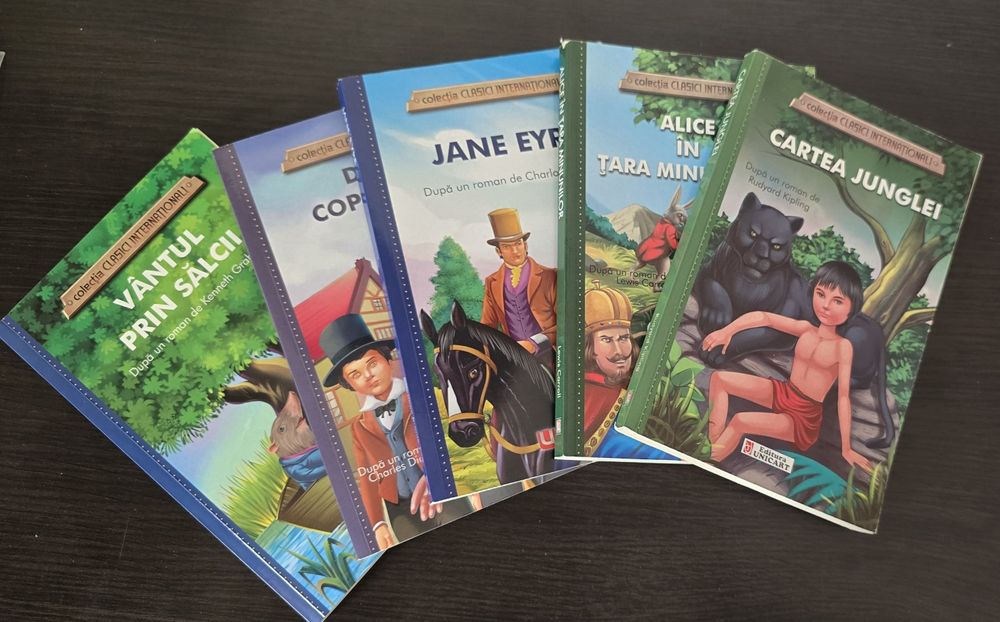 Set 5 cărți pentru copii – clasici internaționali