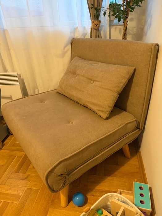 Разтегателен фотьойл Josuane бежов