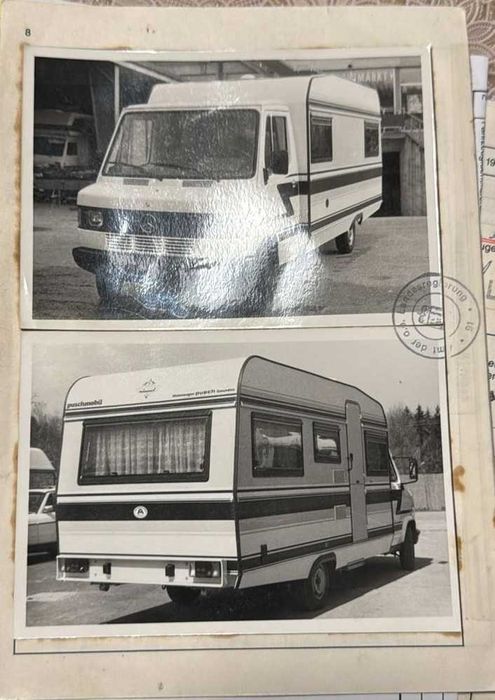 Autorulota Mercedes-Benz 207D Puschmobil Hobby Prestige 1987