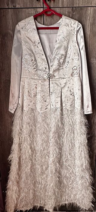 Ок ва серый рангларда койлаклар, келин саломга. Одежда для сарпы