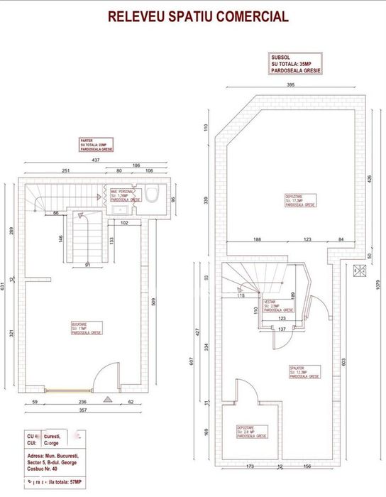 Spatiu Comercial 57 mp | Piata de flori | Renovat | George Cosbuc