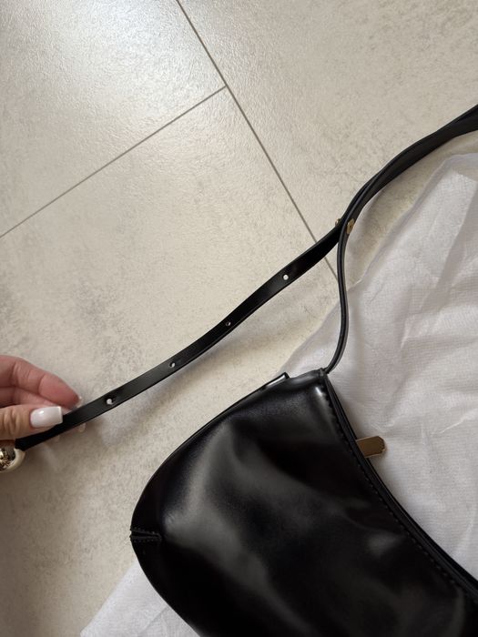 Jacquemus  Bisou Perle черна чанта