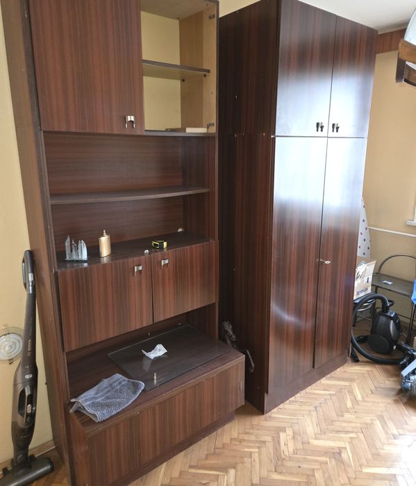 Холна секция маса от масив гардероб