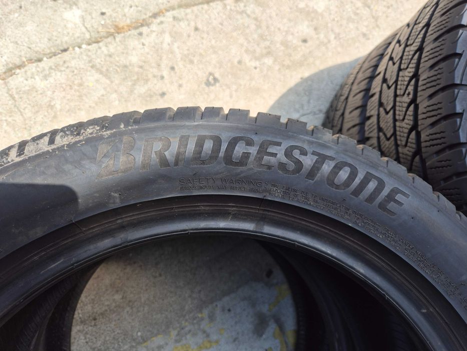 2 Anvelope VARA IARNA 4 Sezoane M+S - 245/50/18 100V - Bridgestone Weather Control A005 EVO - Stare F BUNA - DOT 2022 !
