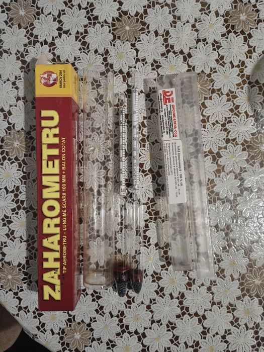 Спиртомер  и захаромер за измерване на алкохолни градуси