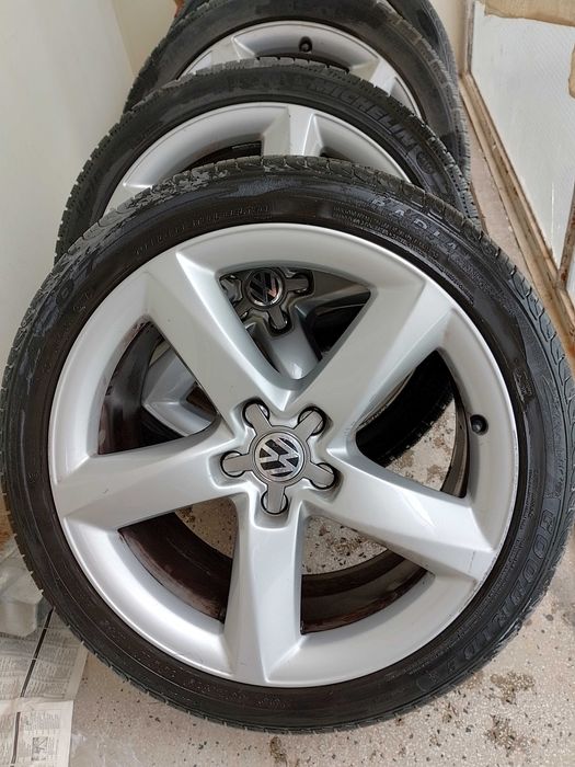 Джанти с гуми Ronal 2009 R19 за AUDI / VW -  7.5Jx19H2 ET29 5x112 57.1
