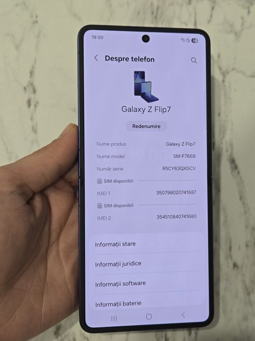 Vand/schimb Samsung Z Flip7 256gb