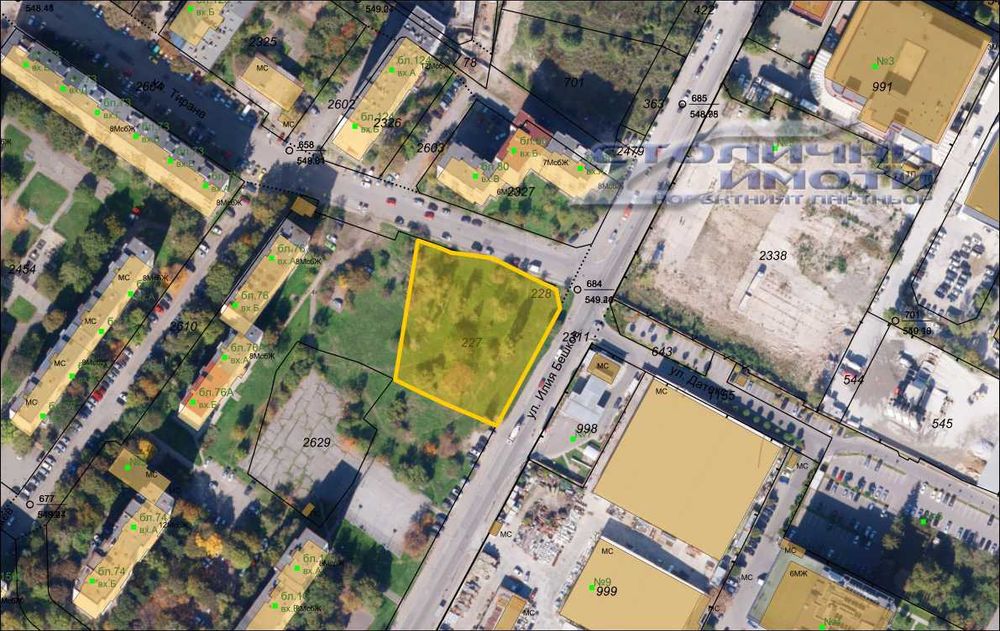 Парцел под наем в Дружба-1