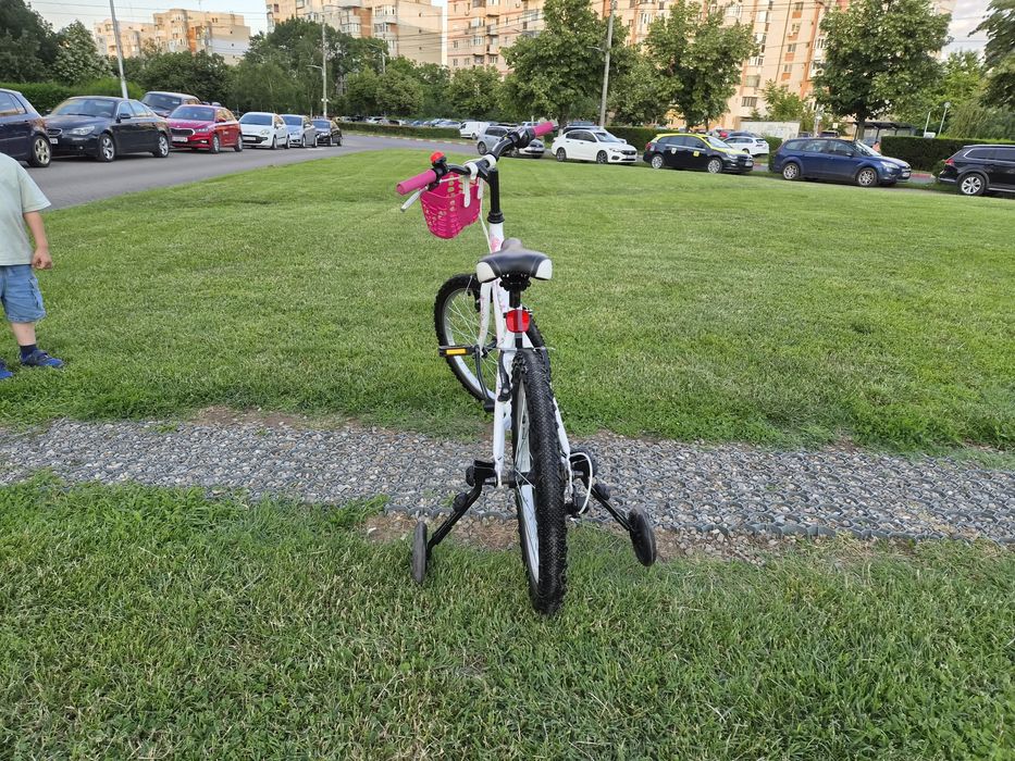 Bicicleta  fete 6-11 ani 20 inch X Fact Princess cu cos frontal