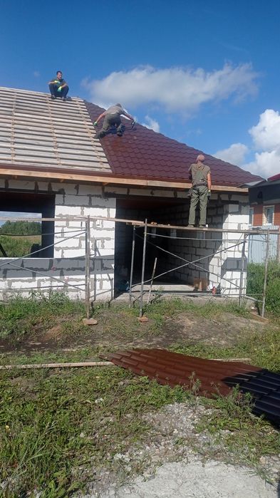 Кровельные работы, фасад