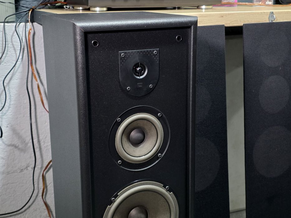 Boxe de podea JBL TLX-320, 3 cai, Black, hifi stereo retro