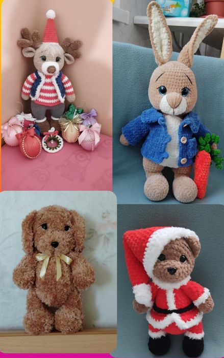 Плетени плюшени играчки