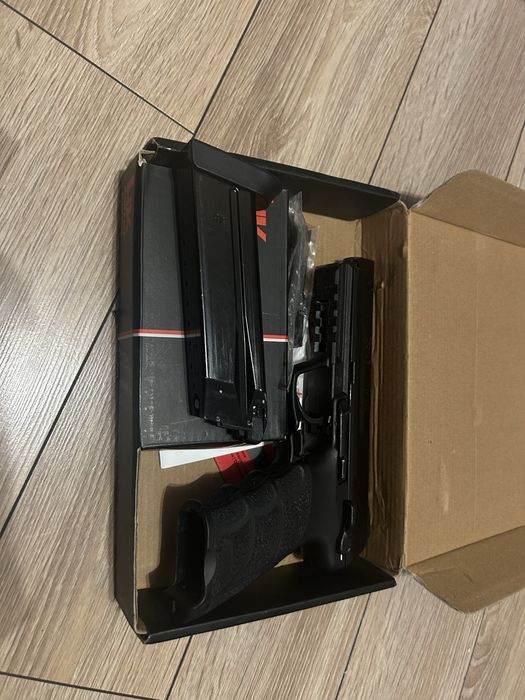 Hk45 airsoft пистолет с топчета