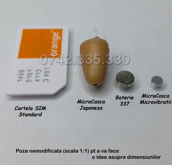 Cutiuta GSM cu Casca Copiat Microvibratii/ Sisteme de Copiat