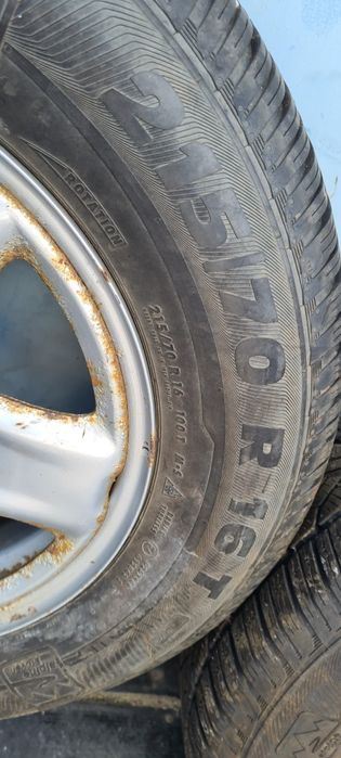 Джанти 16 5х114.3 с гуми 215 70 16