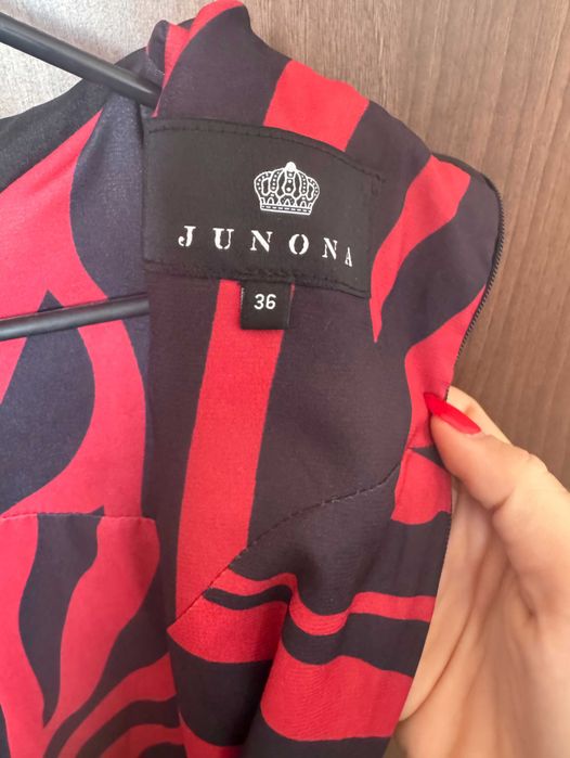 Нова дълга лъскава кожена рокля "Junona" / "Юнона", номер 36, размер S