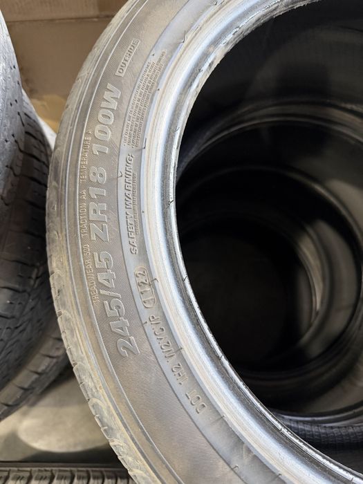 Продам шины 245/45R18 Kumho летние