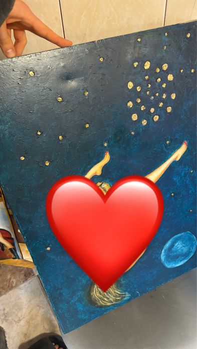 Vand tablouri picturi speciale pictate in ulei detalii in privat