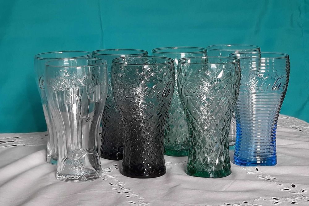 Стъклени чаши Coca-Cola