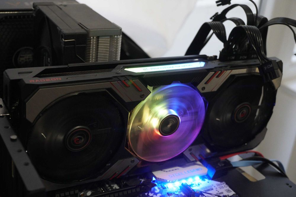 RX 6800 XT 16GB Asrock Phantom Gaming GPU AMD Radeon видеокарта/ вкл. ДДС