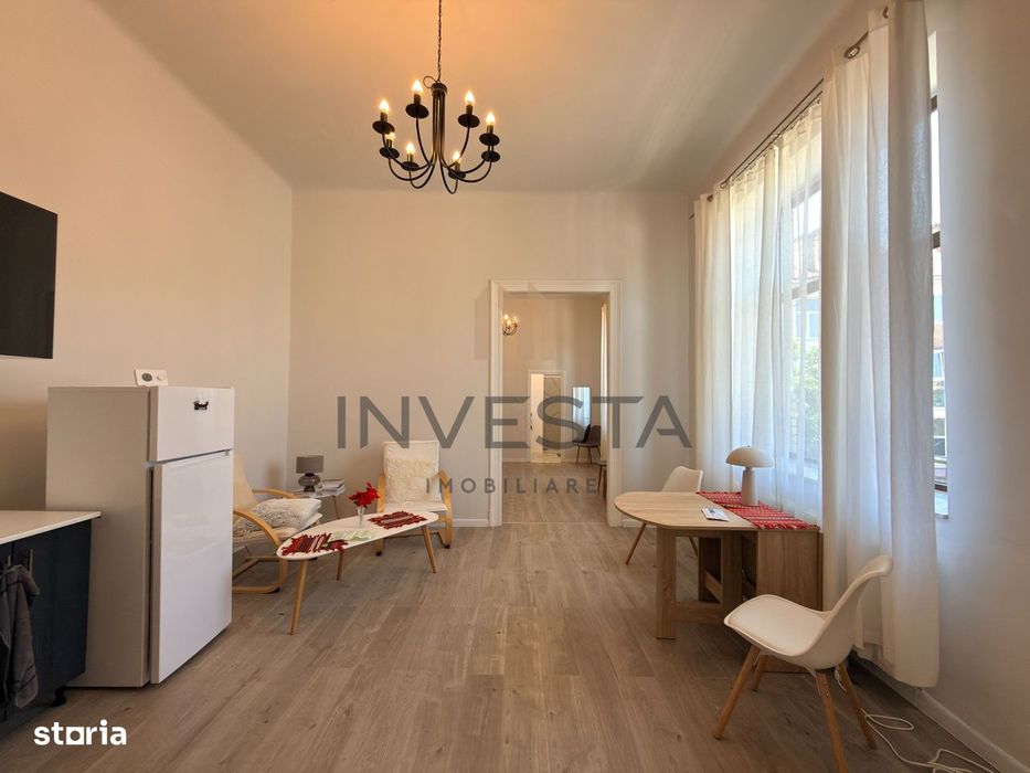 Apartament cu 3 camere si balcon, in Centru, langa Tribunal!