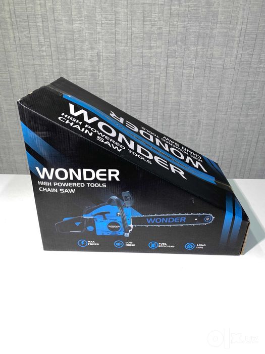 Бензопила Wonder 58cc Benzopila benzin arra shina 45 sm, kafolat