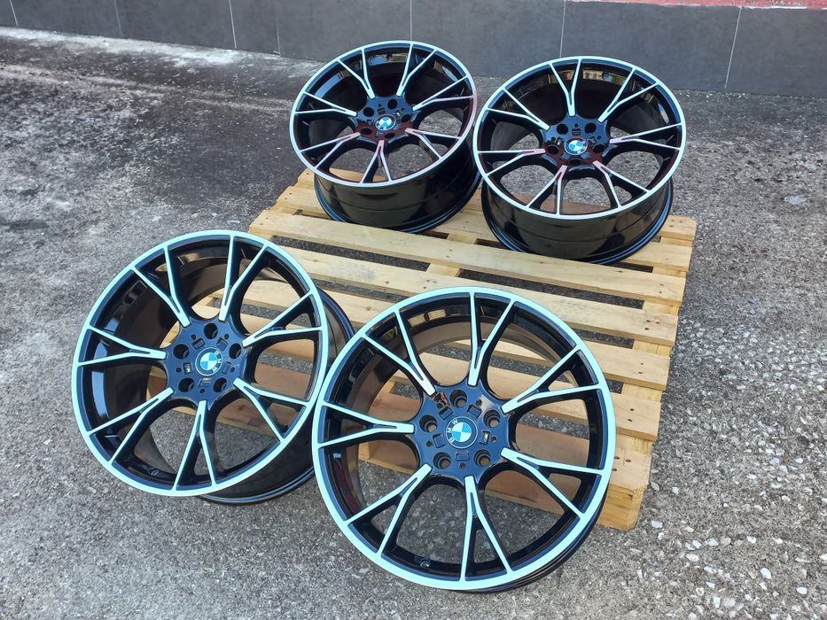 19.Bmw 5x120 Style 789M.Bicolour Jet Black Diamond cut.1 3 4 5 6 7 Er.