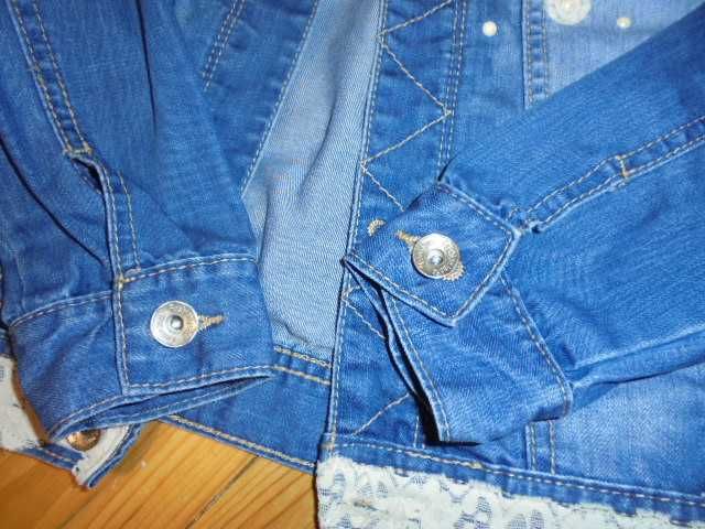 дънков сет-яке с пола