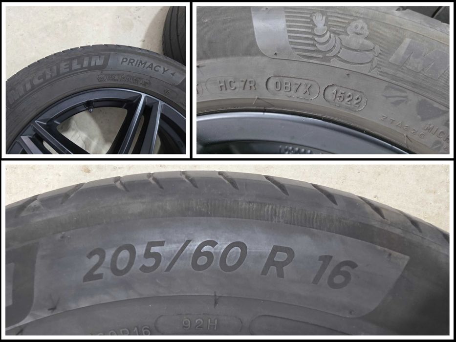 Jante 16 Mercedes Vito Viano anvelope vara Michelin 205 60 16 dot 2022