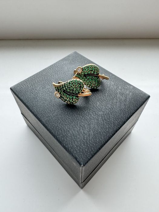 Серьги золотые 585