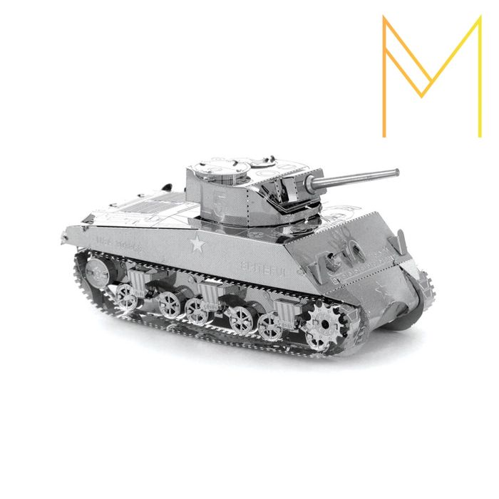 3D пазл металлический - ТАНК для детей и взрослых