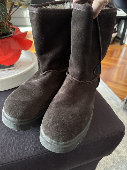 Sneakers din piele intoarsa de barbati