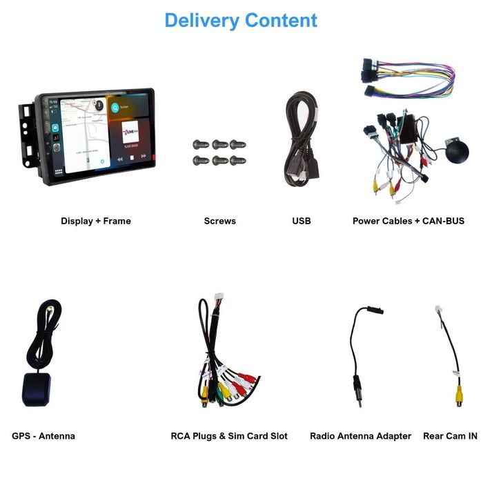 Мултимедия за Chevrolet Captiva LOVA Aveo плеър 2DIN Навигация Android