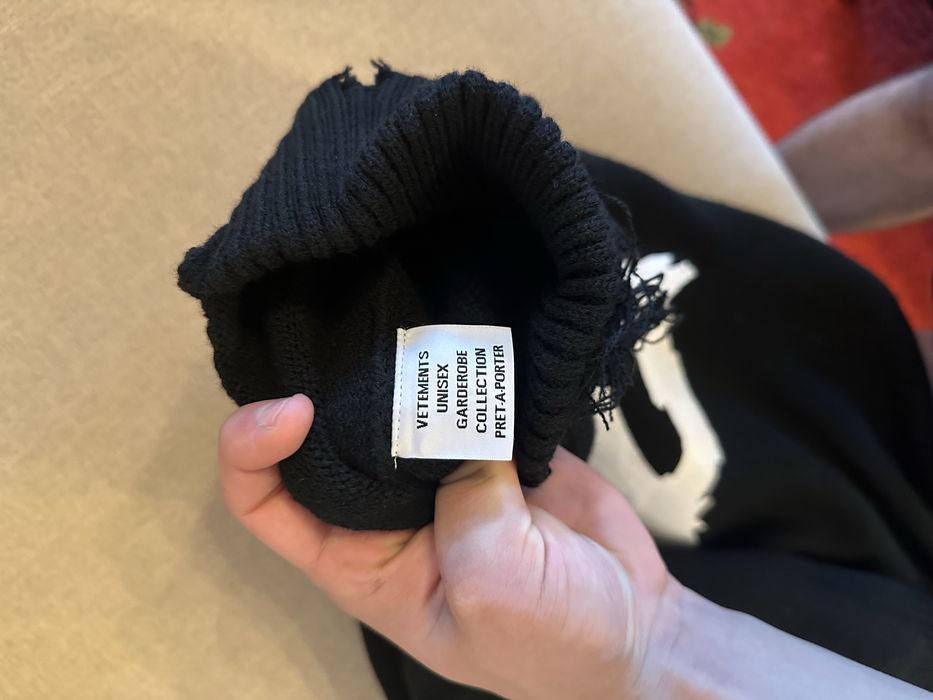 Vetements Anarchy Logo Knit