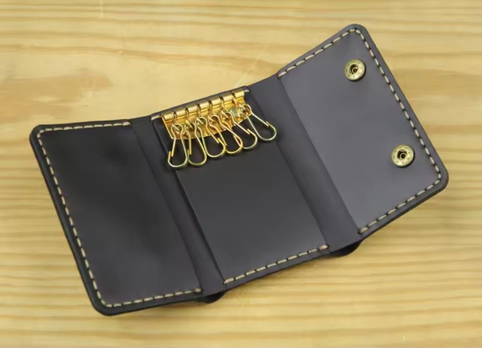 Portofel bărbătesc port-chei piele naturala