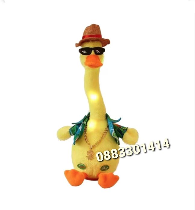 Танцуващо пате Музикално Говорещо Повтаря думи