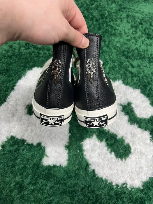 Converse x Chrome Hearts size 43 noi fara cutie