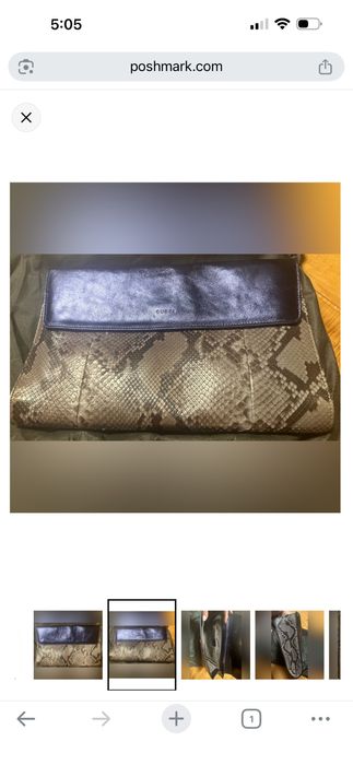 Gucci чанта от питон