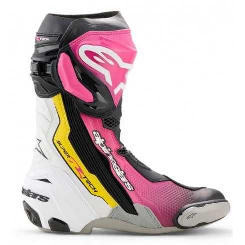 Ботуши ALPINESTARS SUPERTECH R V2 Black/Pink/White/Yellow