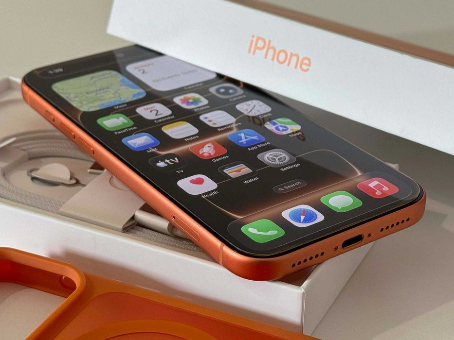 Бартер! Като НОВ! iPhone 17 Pro Max Cosmic Orange (Оранжев) 100%